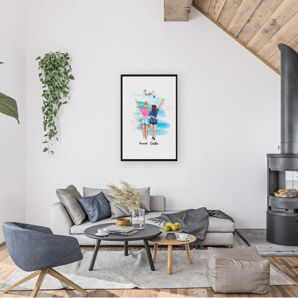 Holiday Besties - Personalisierbares Poster