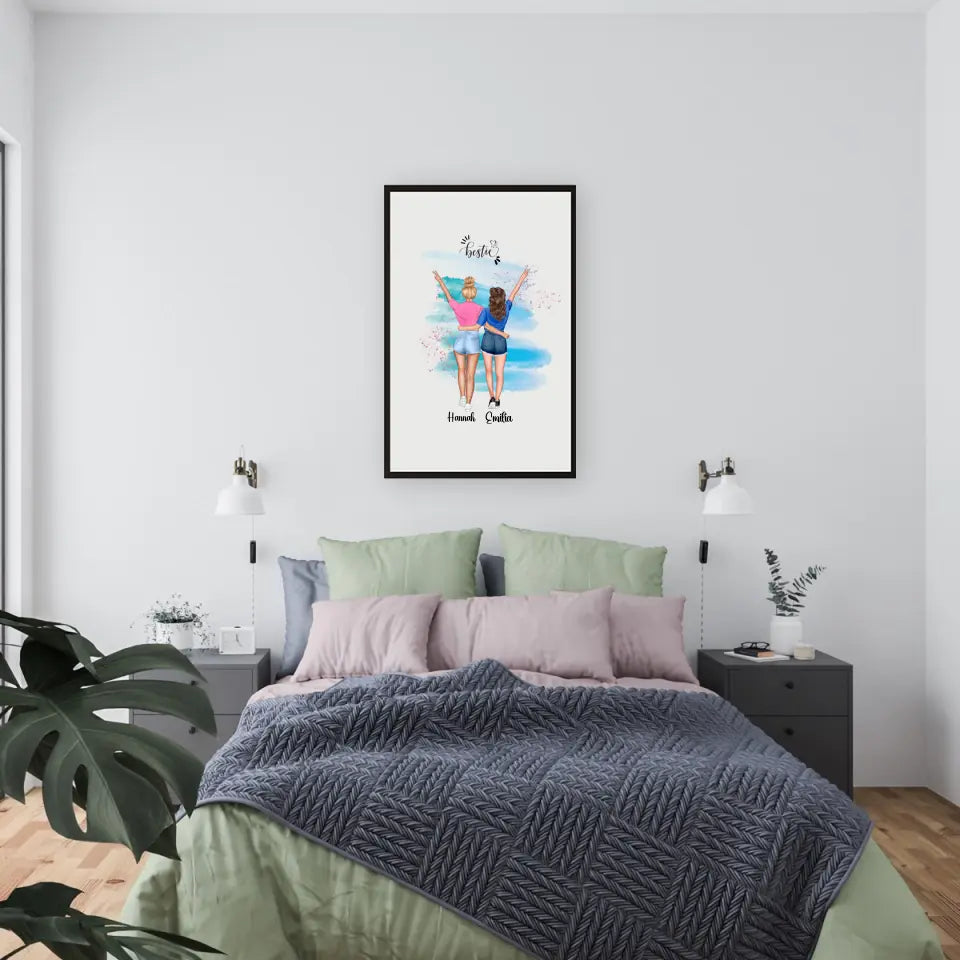 Holiday Besties - Personalisierbares Poster