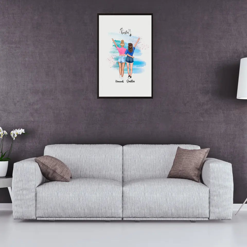 Holiday Besties - Personalisierbares Poster