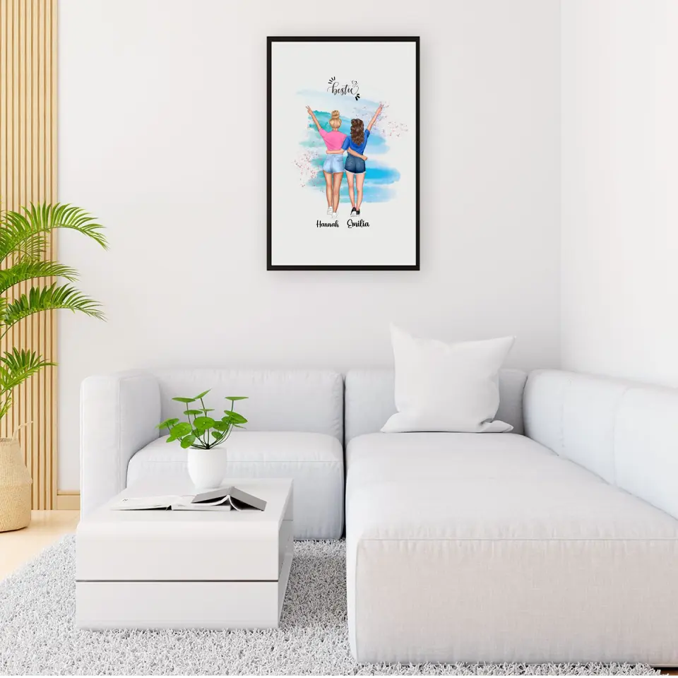 Holiday Besties - Personalisierbares Poster