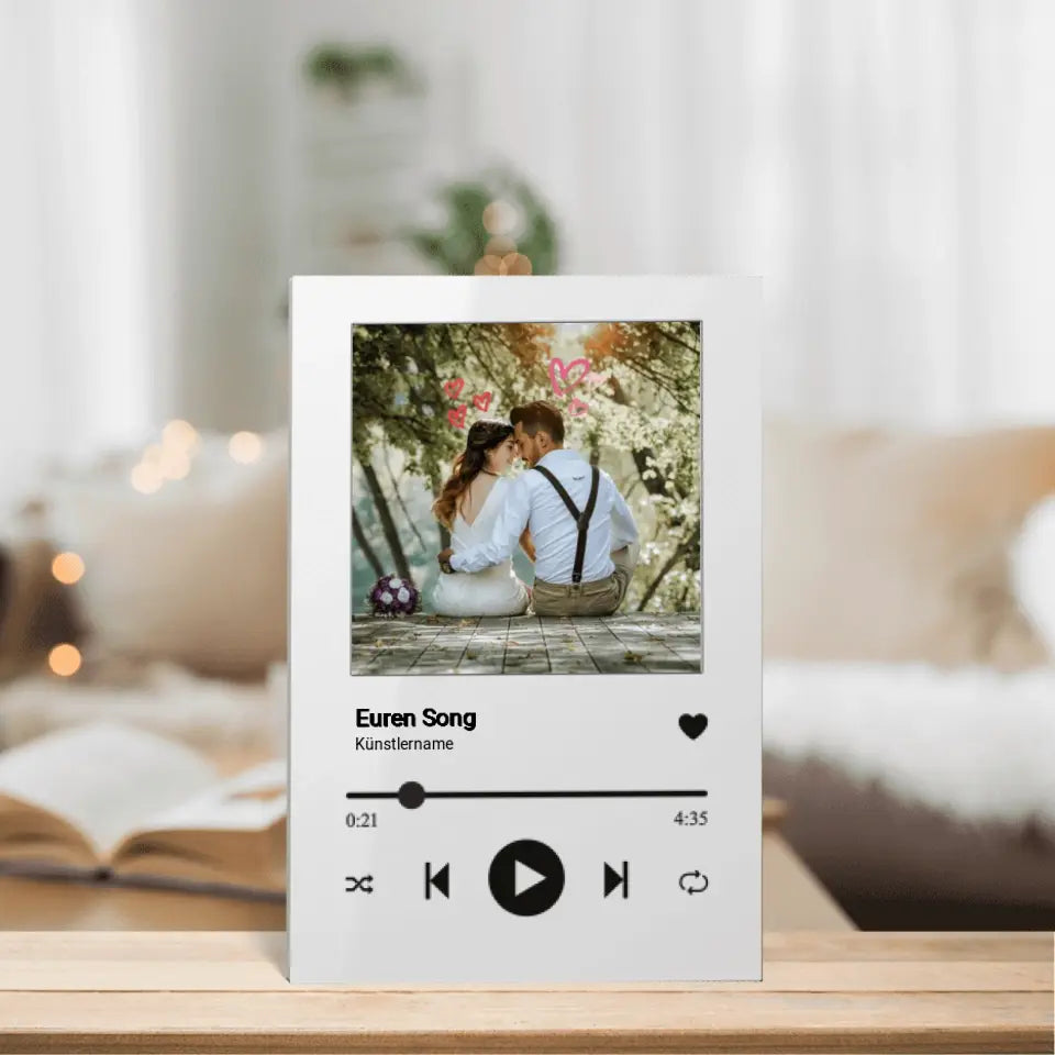 Song Cover - Personalisierbares Acrylglas