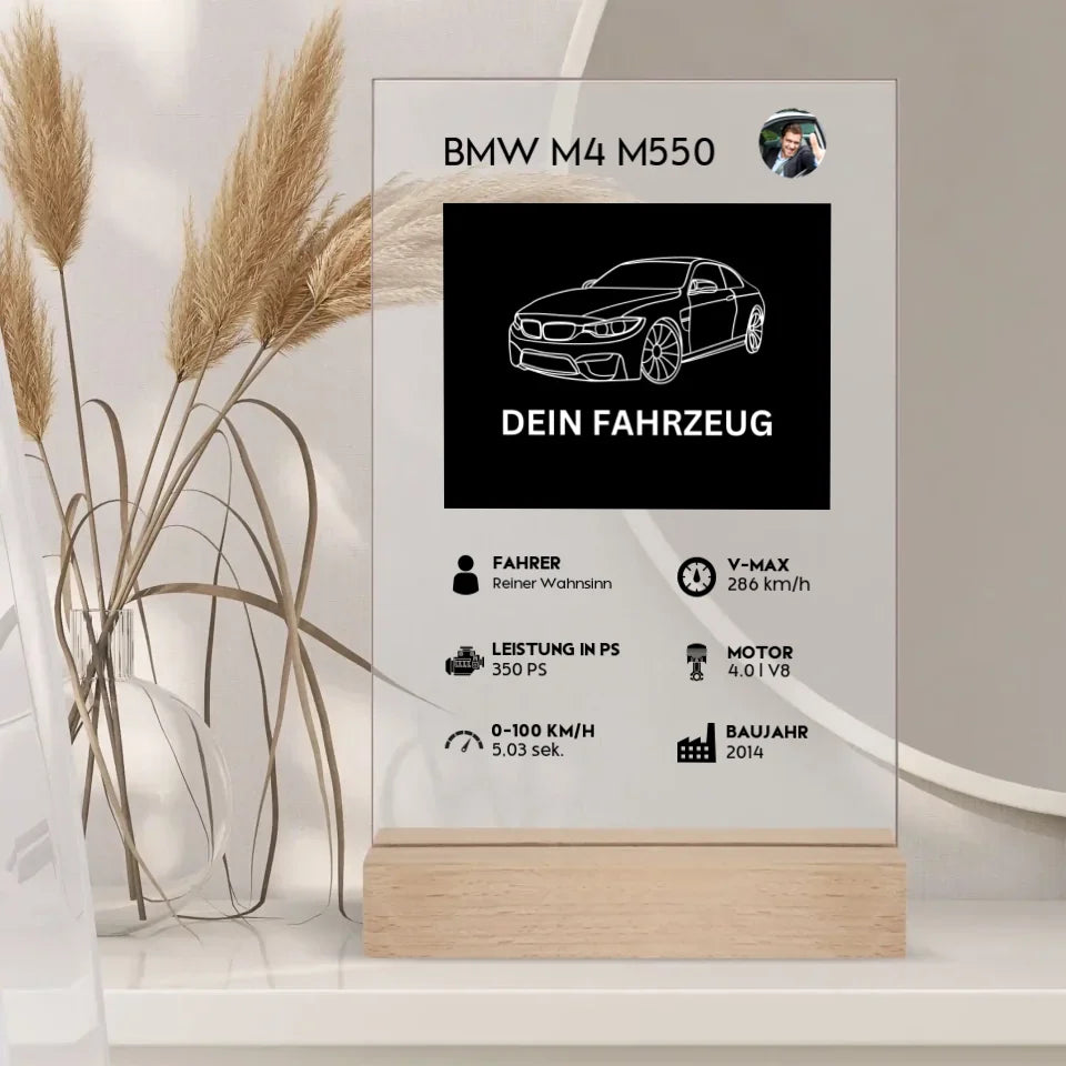 Personalisiertes Acrylglas