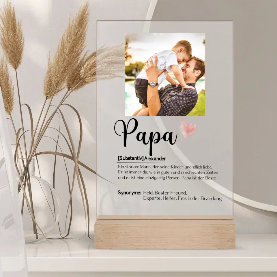 Personalisiertes Acrylglas