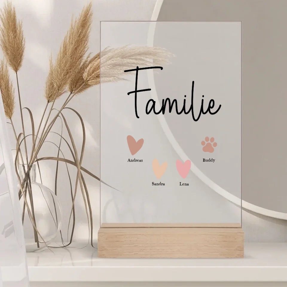 Personalisiertes Acrylglas