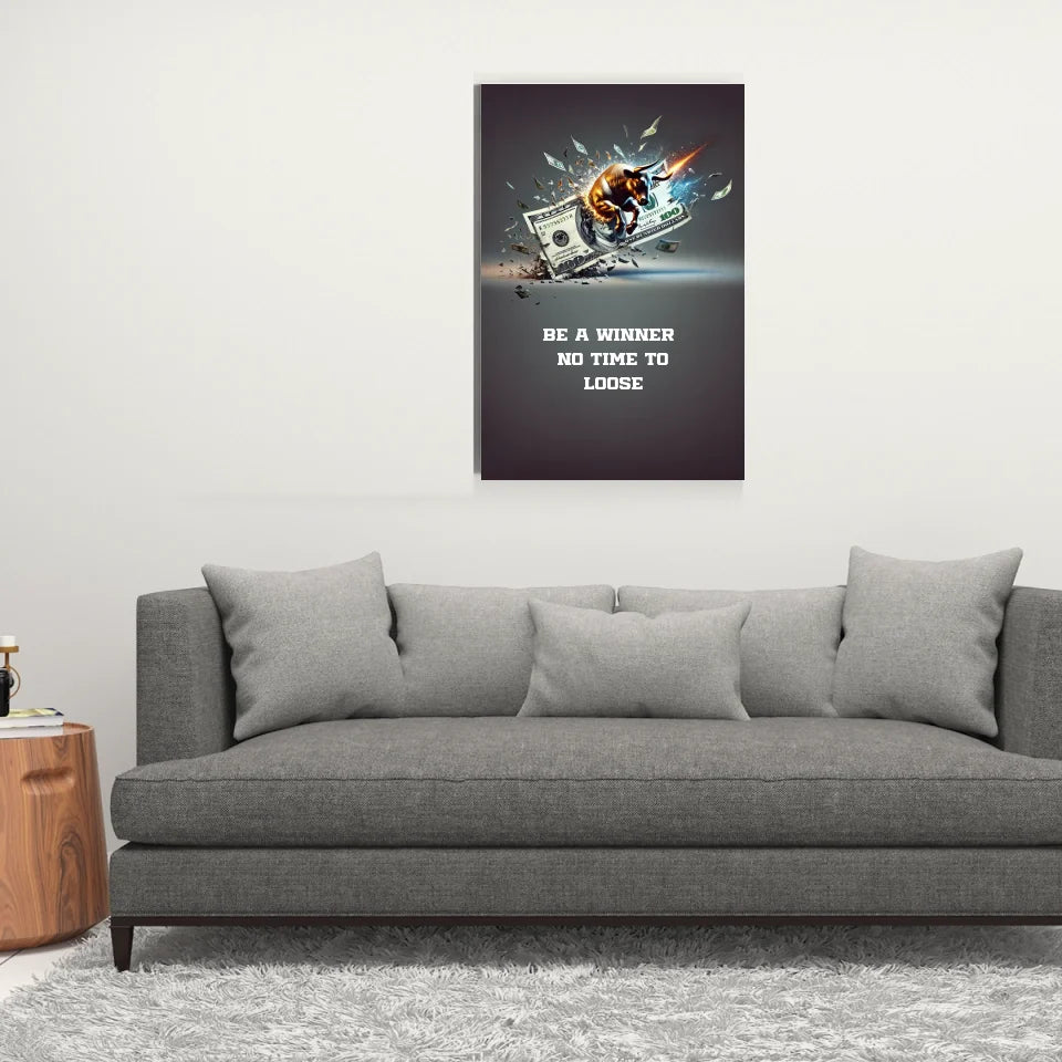 Be a Winner Motivationsposter - Personalisierbares Poster