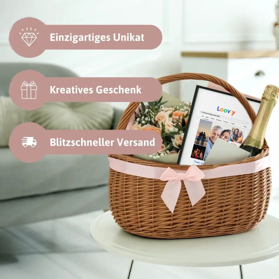 Bild Suchmaschine Dankesposter - Personalisierbares Poster