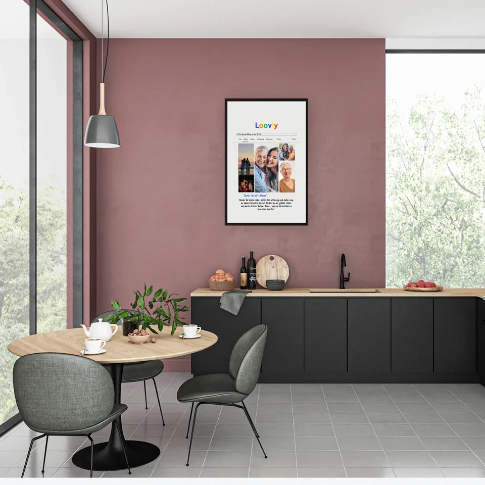 Bild Suchmaschine Dankesposter - Personalisierbares Poster