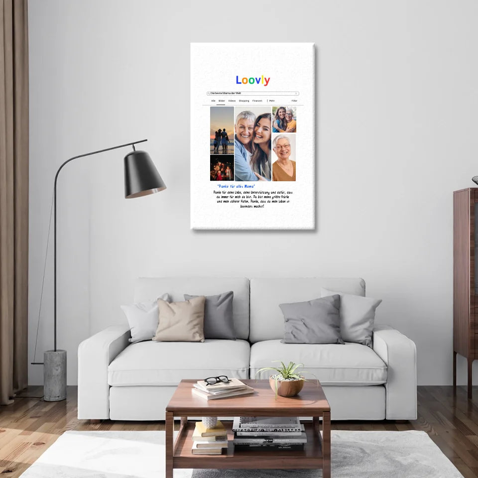 Bild Suchmaschine Dankesposter - Personalisierbares Poster