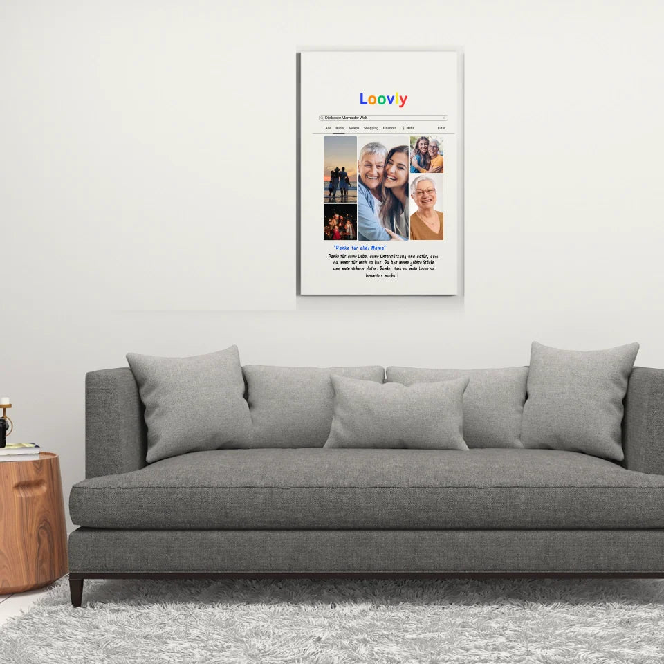 Bild Suchmaschine Dankesposter - Personalisierbares Poster