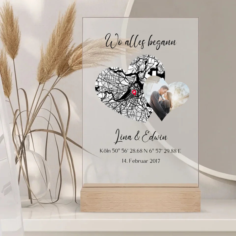 Personalisiertes Acrylglas