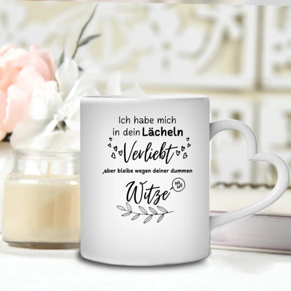 Paare Hände - Personalisierbare Tasse