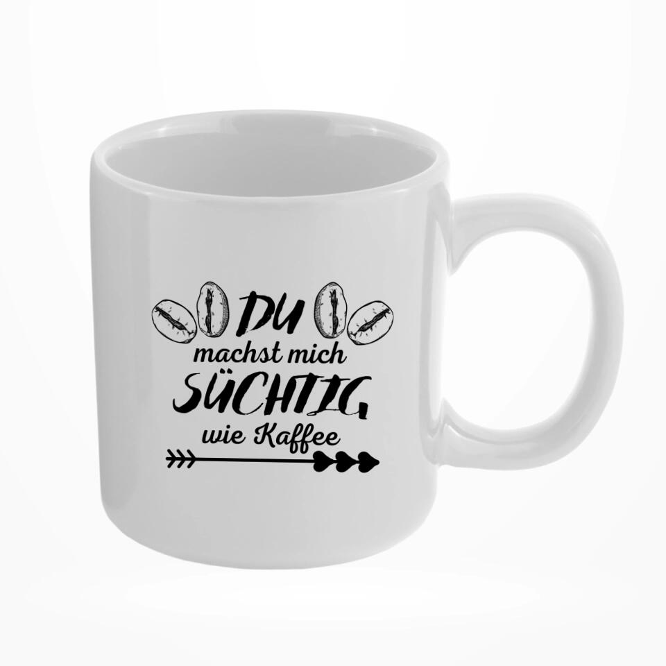 Flower Buchstaben - Personalisierbare Tasse