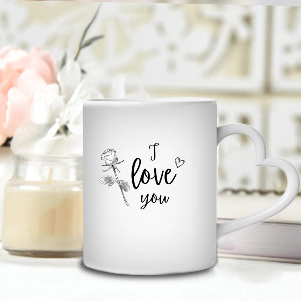 Our happy place - Personalisierbare Tasse