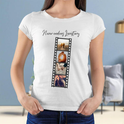 Filmstreifen - Personalisierbares T-Shirt