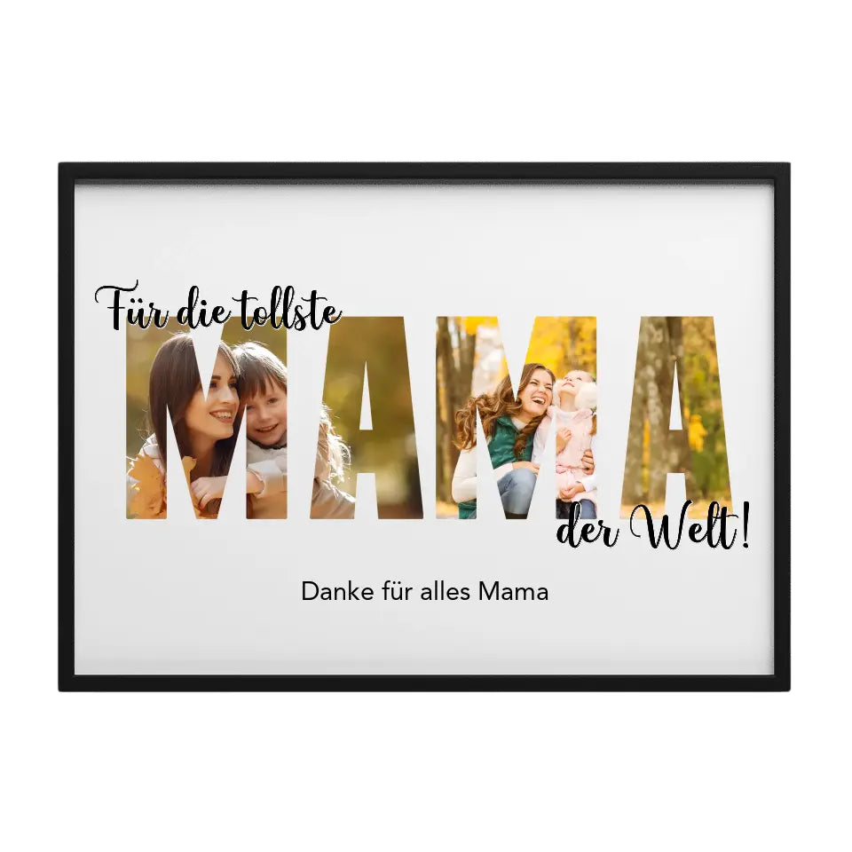 Tollste Mama - Personalisierbares Poster