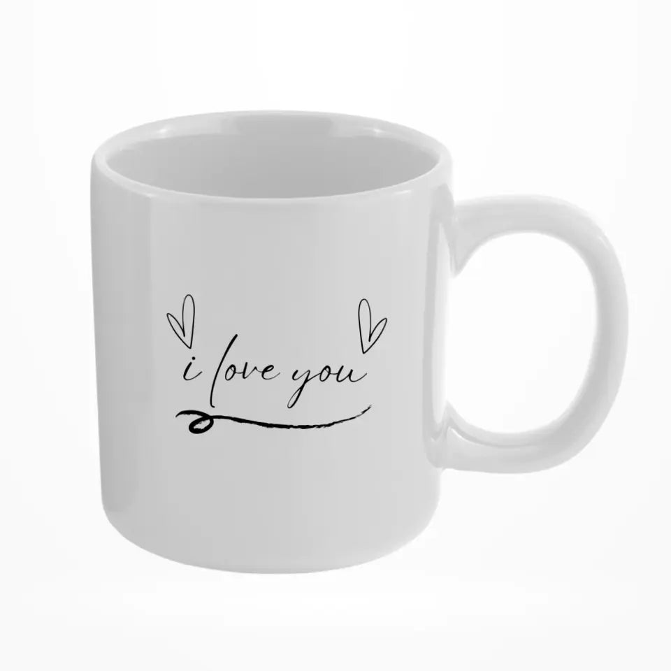 Weihnachten Pärchen - Personalisierbare Tasse