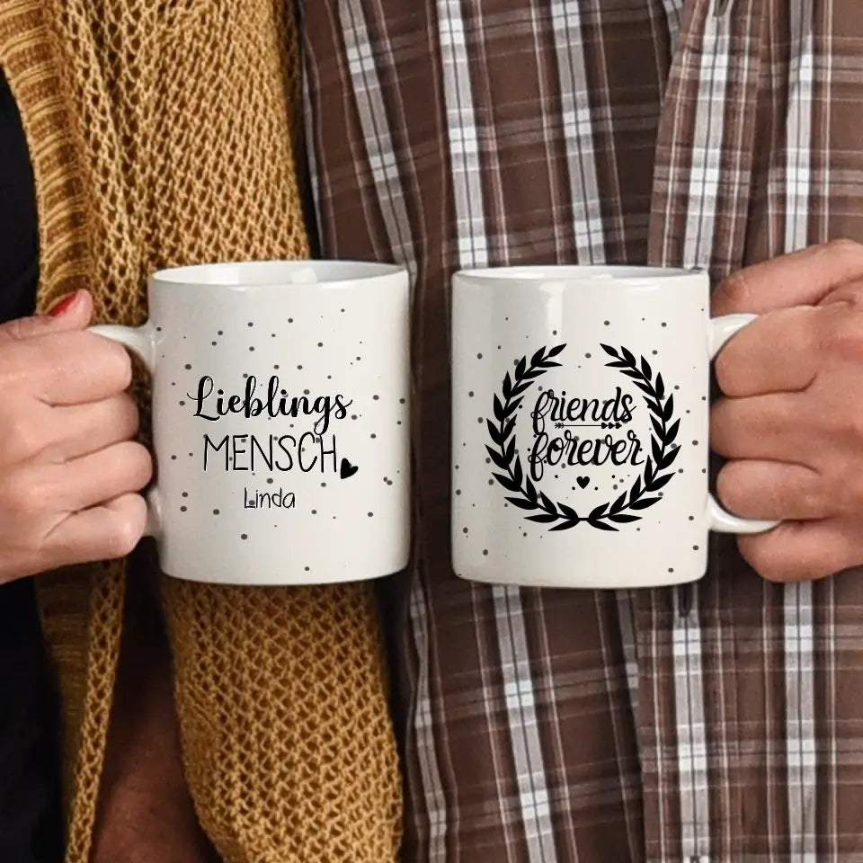 Mein Lieblingsmensch - Personalisierbare Tasse