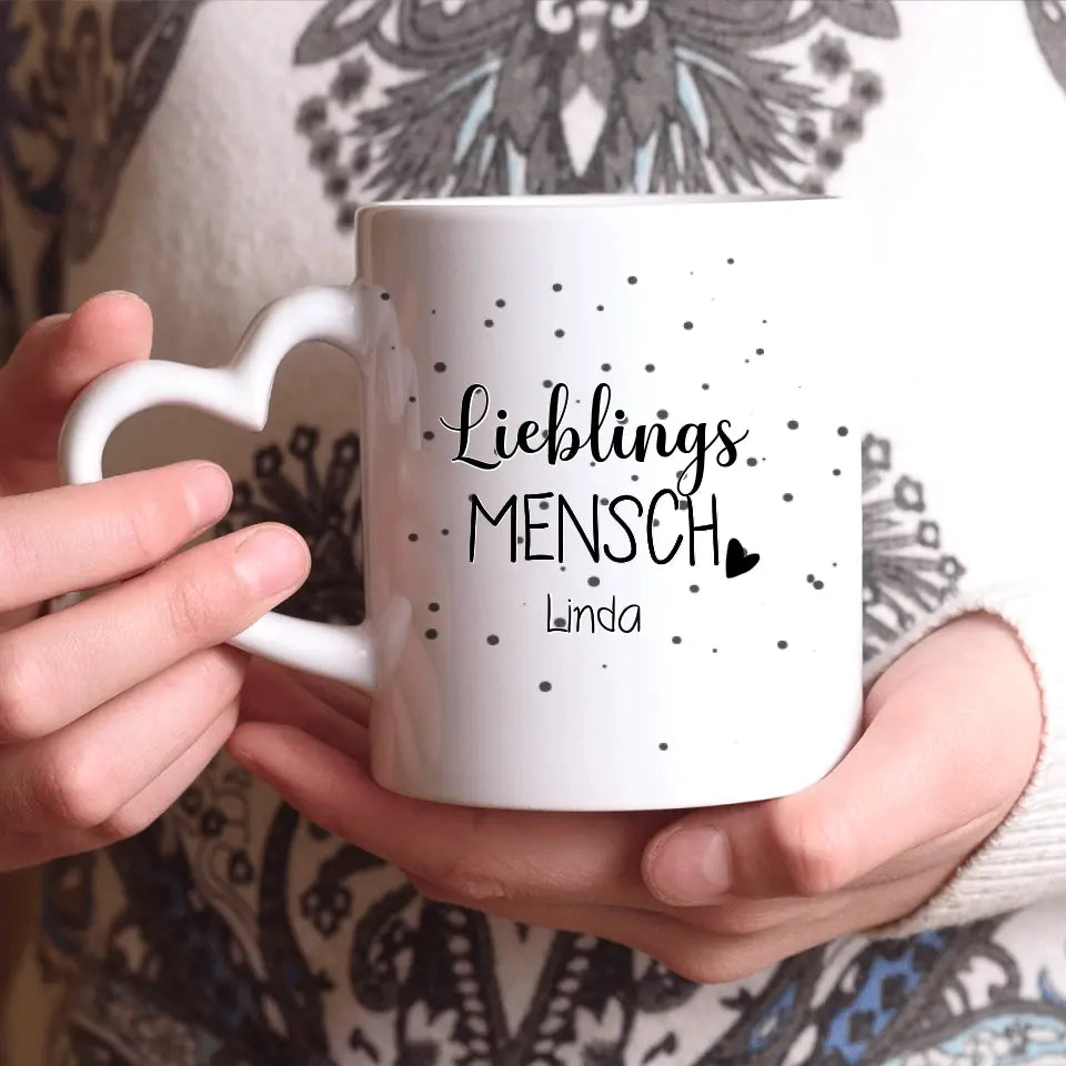 Mein Lieblingsmensch - Personalisierbare Tasse