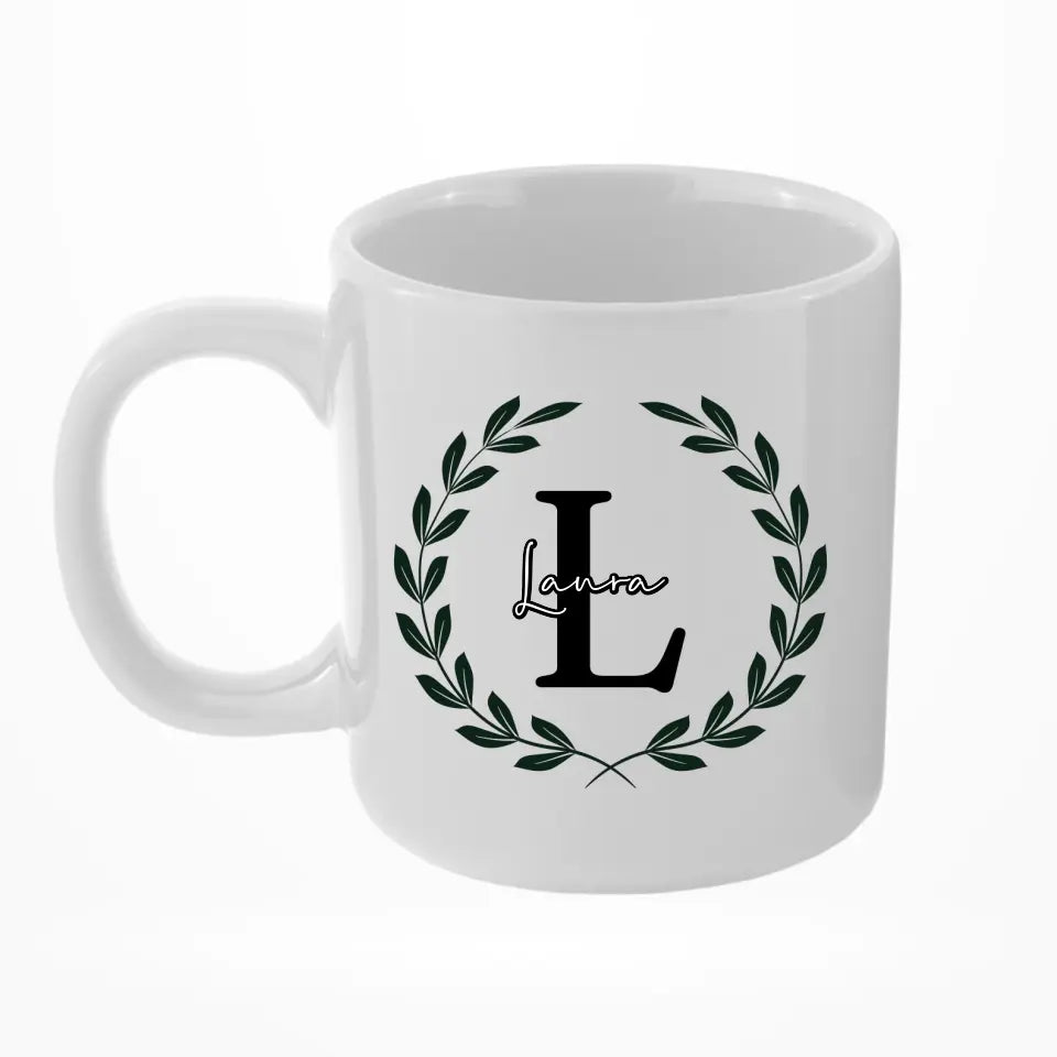 Initial Tasse - Personalisierbare Tasse