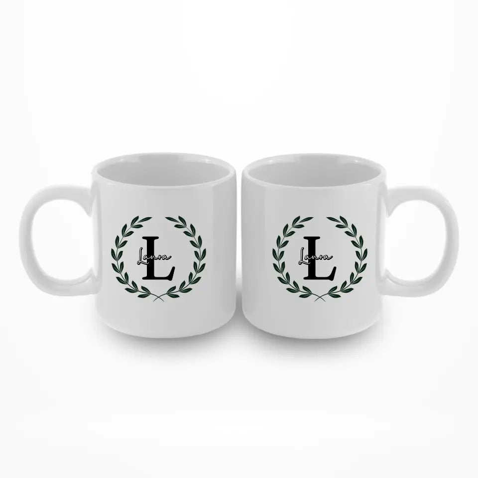 Initial Tasse - Personalisierbare Tasse