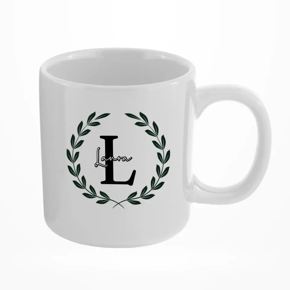 Initial Tasse - Personalisierbare Tasse