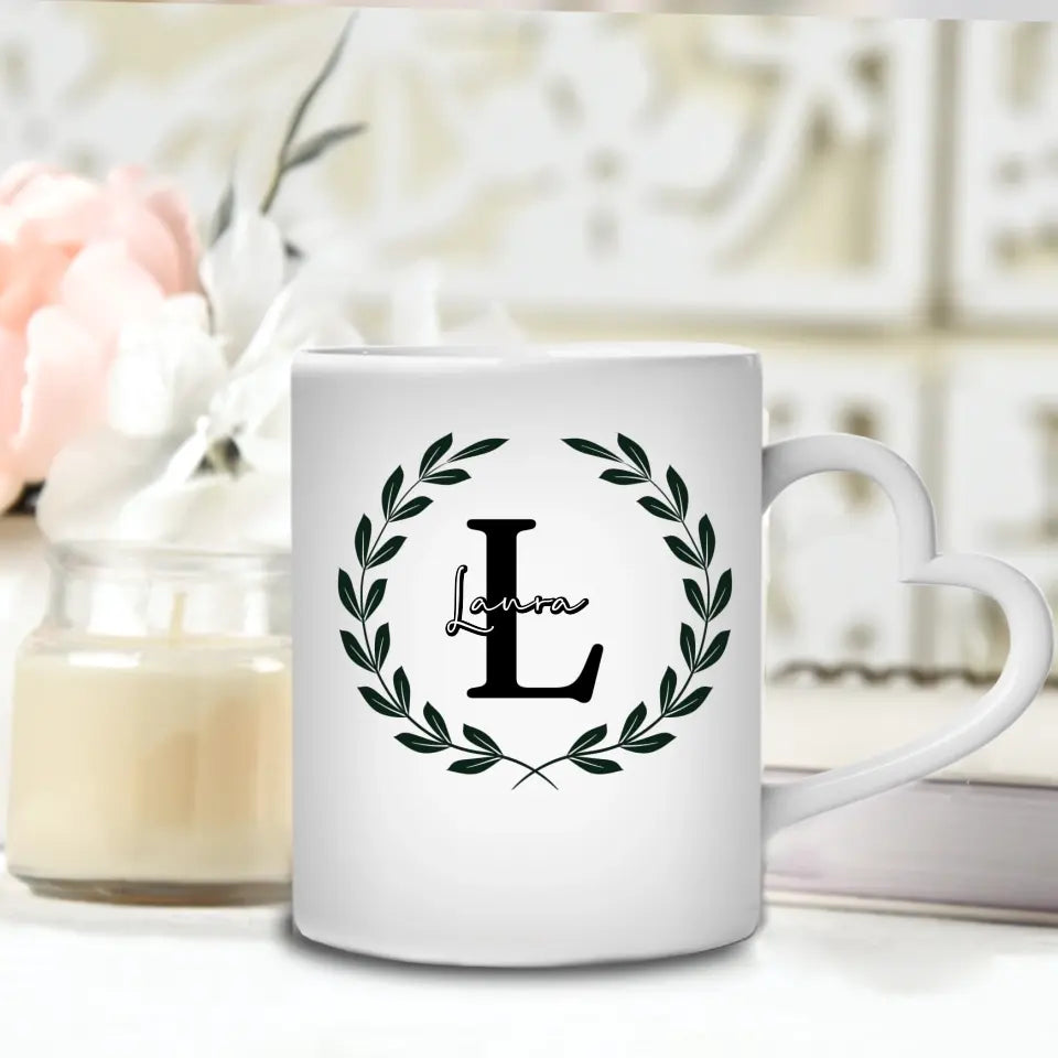 Initial Tasse - Personalisierbare Tasse