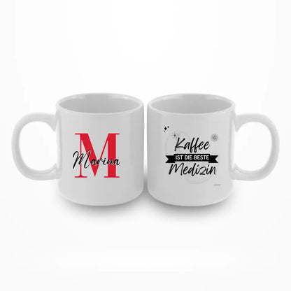 Initial Buchstabe - Personalisierbare Tasse