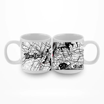 Stadtkarte - Personalisierbare Tasse