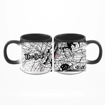 Stadtkarte - Personalisierbare Tasse