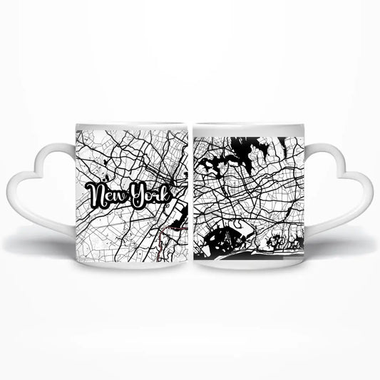 Stadtkarte - Personalisierbare Tasse