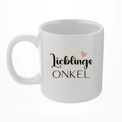 Lieblingsonkel mit Namen - Personalisierbare Tasse