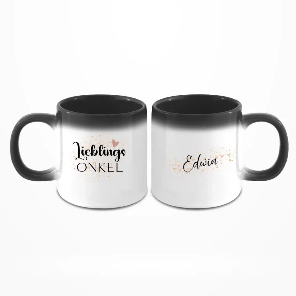 Lieblingsonkel mit Namen - Personalisierbare Tasse