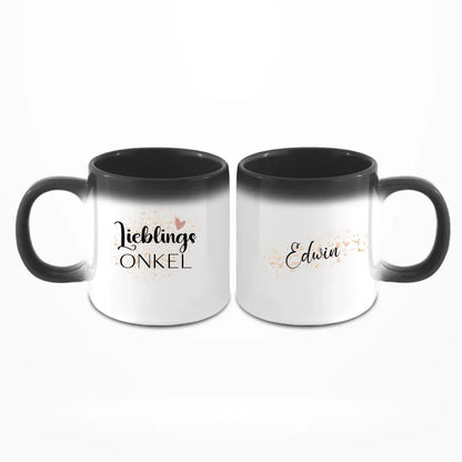 Lieblingsonkel mit Namen - Personalisierbare Tasse