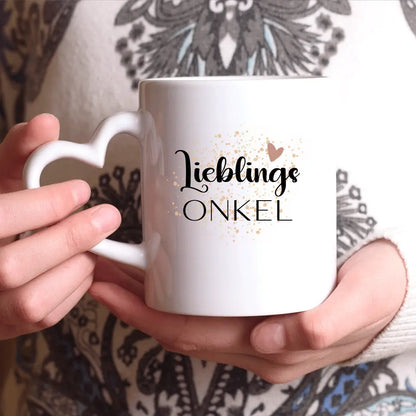 Lieblingsonkel mit Namen - Personalisierbare Tasse