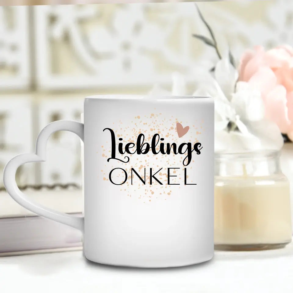 Lieblingsonkel mit Namen - Personalisierbare Tasse