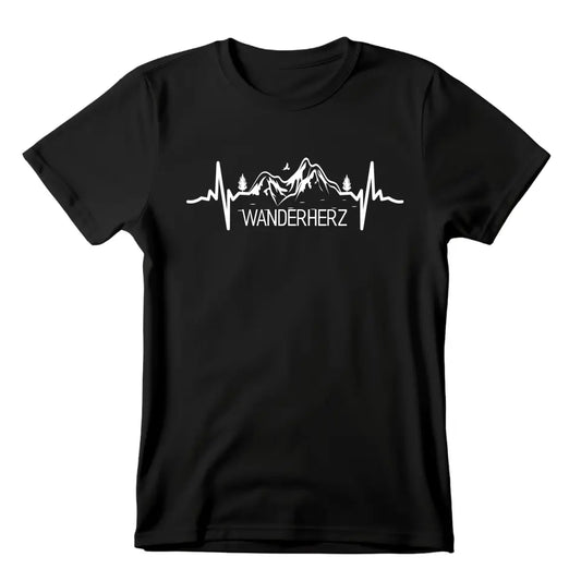 Wanderherz | Shirt zum wandern - Personalisierbares T-Shirt