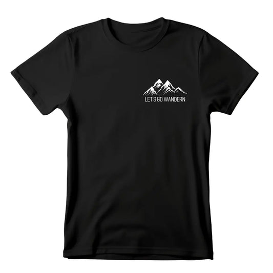 Let´s go wandern - Personalisierbares T-Shirt