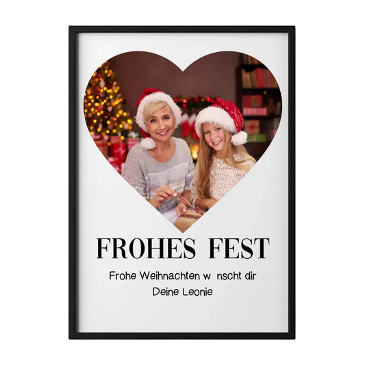 Frohes Fest - Personalisierbares Poster