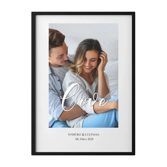 Paar Love - Personalisierbares Poster