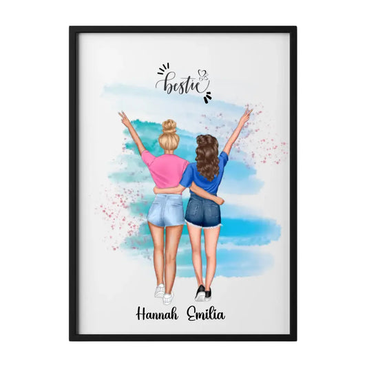 Holiday Besties - Personalisierbares Poster