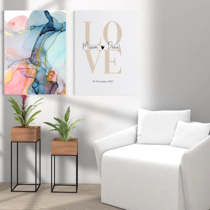 LOVE - Personalisierbares Poster