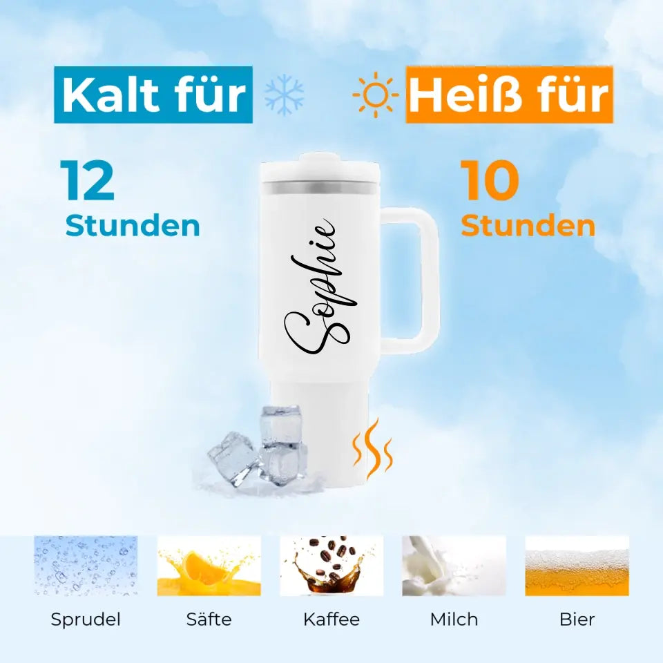 Namensflasche - Personalisierte Thermoflasche