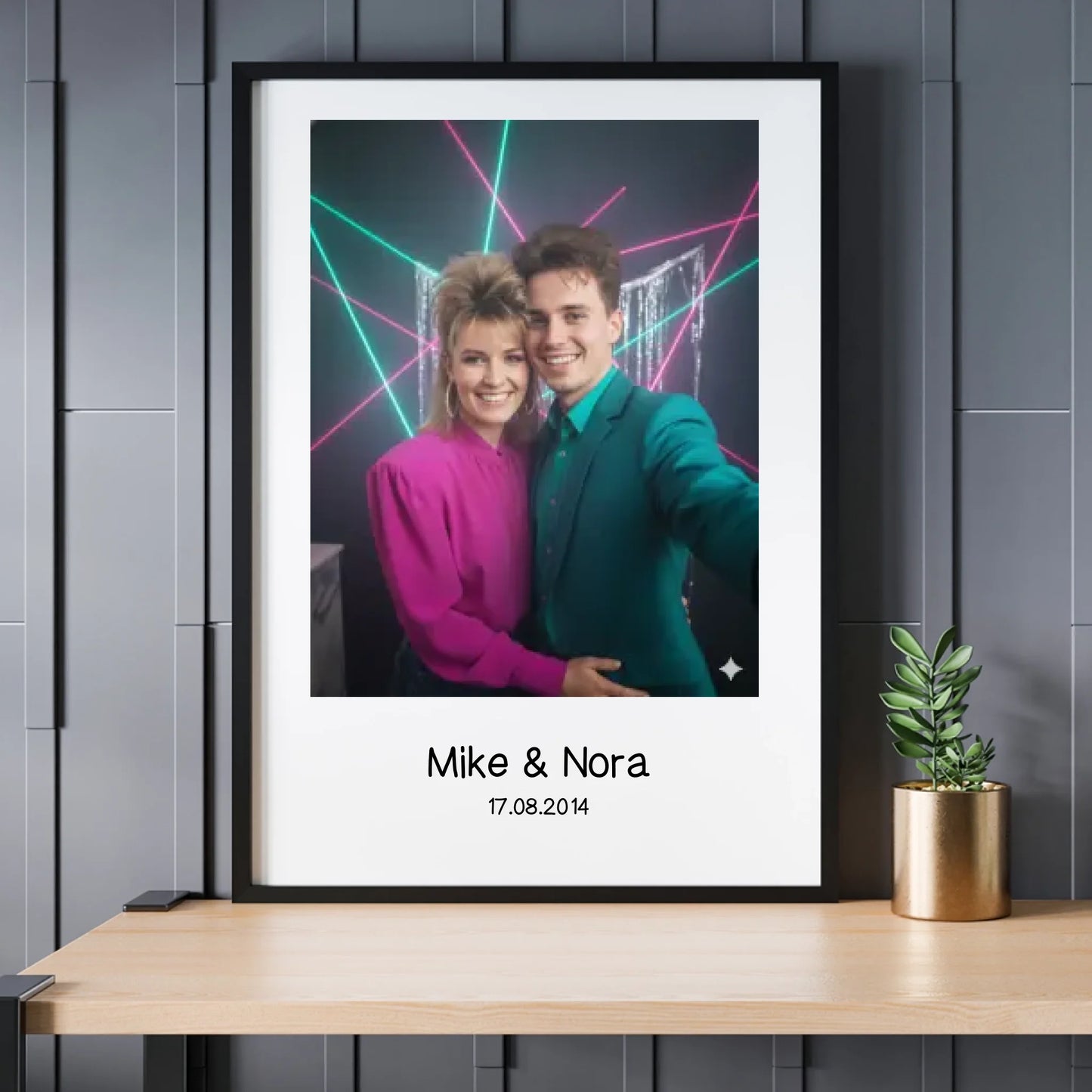 80s Portrait - Personalisierbares Poster