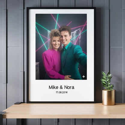 80s Portrait - Personalisierbares Poster