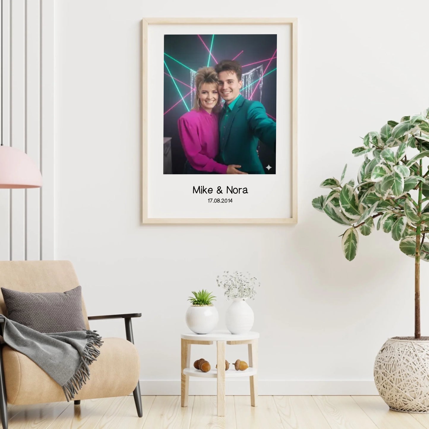 80s Portrait - Personalisierbares Poster
