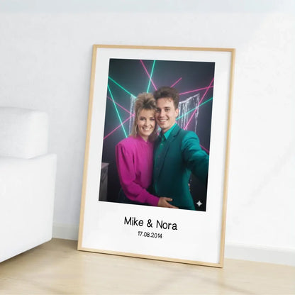 80s Portrait - Personalisierbares Poster