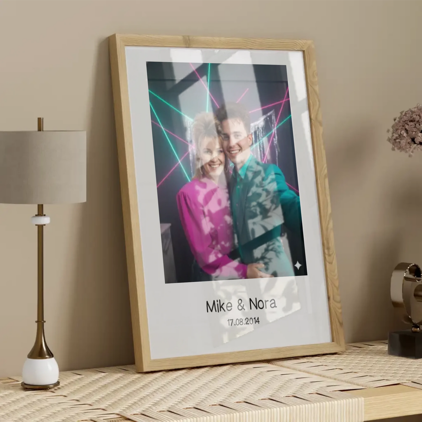 80s Portrait - Personalisierbares Poster