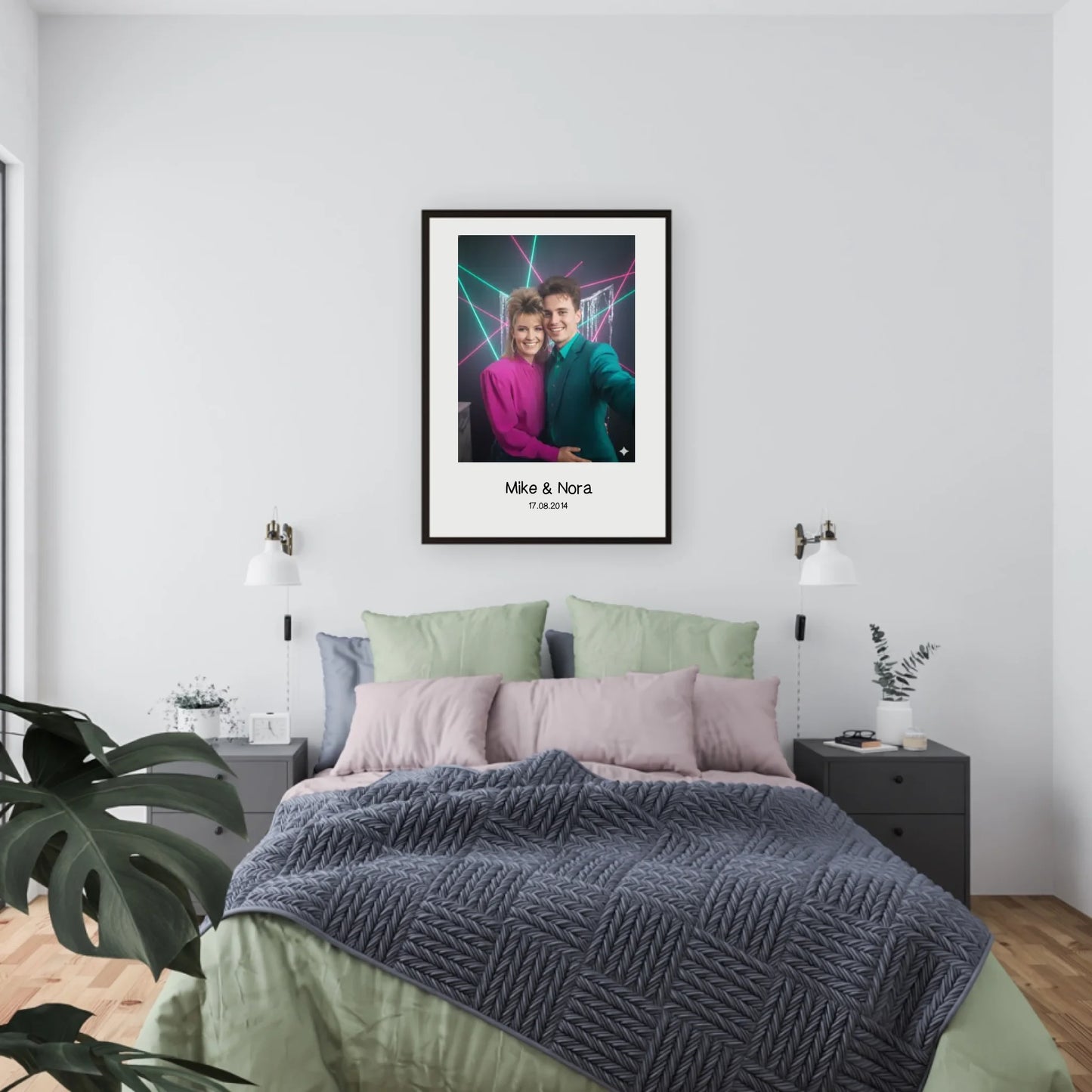 80s Portrait - Personalisierbares Poster