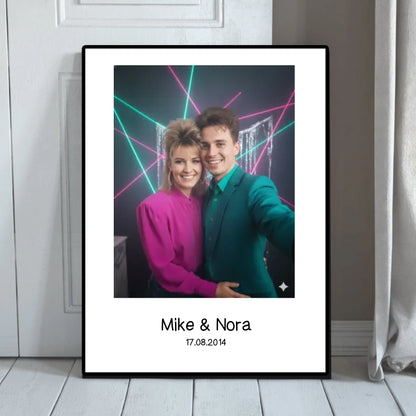 80s Portrait - Personalisierbares Poster