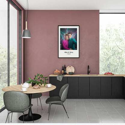 80s Portrait - Personalisierbares Poster